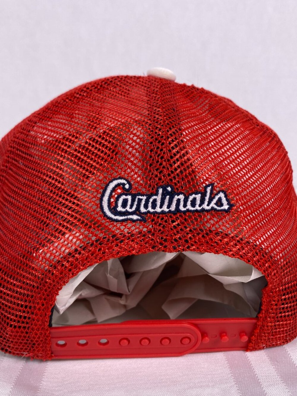 St Louis cardinals Spring Training Women's A-Frame style hat. Red/Wht adjustable - Picture 5 of 10